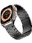 Apple Watch Series 10 46MM/ULTRA 2 Ultra 49MM/SERIES 9 8 7 45MM/SE (2023) Se (2022) Se 6 5 4 44MM/3 2 1 42MM Için Metal Saat Kayışı - Siyah (Yurt Dışından) 5