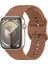 Apple Watch Series 10 46MM/ULTRA 2 Ultra 49MM/SERIES 9 8 7 45MM/SE (2023) Se (2022) Se 6 5 4 44MM/3 2 1 42MM Kahverengi Bant Için Silikon Kayış (Yurt Dışından) 3