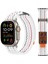 Apple Watch Series 10 46MM/ULTRA 2/ultra 49MM/9 8 7 45MM/SE (2023) Se (2022) Se Naylon Döngülü Saat Kayışı-Beyaz (Yurt Dışından) 4