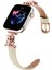 Apple Watch Series 10 46MM/ULTRA 2 Ultra 49MM/9 8 7 45MM/SE (2023) Se (2022) Se 6 5 4 44MM/3 2 1 42MM Saat Kayışı - Gül Altın/starlight (Yurt Dışından) 3