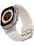 Apple Watch Series 10 46MM/ULTRA 2/ultra 49MM/9 8 7 45MM/SE (2023) Se (2022) Se 6 5 4 44MM/3 2 1 42MM-STARLIGHT Için Sıvı Silikon Kayış (Yurt Dışından) 5