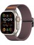 Apple Watch Series 10 46MM/ULTRA 2 Ultra 49MM/9 8 7 45MM/SE (2023) Se (2022) Se 6 5 4 44MM/3 2 1 42MM Için Kalebol Naylon Saat Kayışı - Mor (Yurt Dışından) 5