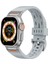 Apple Watch Series 10 46MM/ULTRA 2/ultra 49MM/9 8 7 45MM/SE (2023) Se (2022) Se 6 5 4 44MM/3 2 1 42MM Için Çoklu Delikli Saat Kayışı - Bulutlu Gri (Yurt Dışından) 5