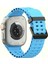 Apple Watch Series 10 46MM/ULTRA 2 Ultra 49MM/SERIES 9 8 7 45MM/SE (2023) Se (2022) Se 6 5 4 44MM/3 2 1 42MM Için Silikon Kayış - Gök Mavisi (Yurt Dışından) 1