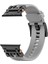 Apple Watch 10 46MM/ULTRA 2/ultra 49MM/9 8 7 45MM/SE (2023) Se (2022) Se 6 5 4 44MM/3 2 1 42MM Tpu Saat Kayışı - Siyah/gri (Yurt Dışından) 1