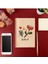Be Kind Çiçek Tasarımlı 8 cm x 12 cm Ölçülerinde Çizgisiz 48 Yaprak Ahşap Kapaklı Defter 3