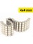 100 Adet 4x4 mm Yuvarlak Neodyum Mıknatıs N35 Güçlü Magnet Nikel Kaplama 4