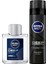 Nıvea Men Erkek Deep Dimension Tıraş Seti, Tıraş Köpüğü 200ML ve Tıraş Sonrası Losyon 100ML, Kaygan Tıraş 2