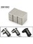 2 Adet 20X10X2 mm Neodyum Mıknatıs Köşeli Magnet N35 Nikel Kaplama Güçlü Kaliteli Dayanıklı 5