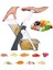 Çok Amaçlı Basmalı Sebze Dilimleyici Doğrayıcı Mandolin Brava Spring Slicer Kitchenmate (4887) 1