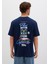 Back To The Future Baskılı Lacivert Tişört 0612925-89353 12
