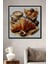 Çerçeve Görünümlü Kahve ve Kruvasan Ziyafeti Ahşap Mdf Dekoratif Dikdörtgen Ev,işyeri Duvar Tablo 1
