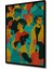 Çerçeve Görünümlü Renkli Soyut Insan Figürleri Dekoratif Ahşap Mdf Tablo Dikdörtgen Tablo 2