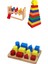 7 Li Ahşap Kavram Oyuncakları Özel Eğitim Materyalleri Koordinasyon oyun Seti 9