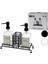 3 Pcs Metal Standlı - Cam Sıvı Sabunluk Seti Süngerlik (4887) 1