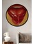 Çerçeve Görünümlü Aşkı Dudaklarda Yaşa Dekoratif Ahşap Mdf Ev Duvar Tablo Yuvarlak Ev Duvar Tablo 1