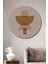 Minimalist Geometrik Sanat Ahşap Mdf Dekoratif Ev/işyeri Duvar Tablo Yuvarlak Ev/işyeri Duvar Tablo 1