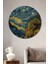 Yıldızlı Gece Van Gogh Dekoratif Ahşap Mdf Ev/işyeri Duvar Tablo Yuvarlak Ev/işyeri Duvar Tablo 1