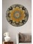 Altın Çiçek Mandala Dekoratif Ahşap Mdf Ev/işyeri Duvar Tablo Yuvarlak Ev/işyeri Duvar Tablo 1
