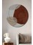 Soyut Sanat Dekoratif Ahşap Mdf Ev/işyeri Duvar Tablo Yuvarlak Ev/işyeri Duvar Tablo 1
