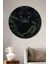 Vahşi Siyah Panter Ahşap Mdf Dekoratif Ev/işyeri Duvar Tablo Yuvarlak Ev/işyeri Duvar Tablo 1