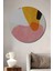 Soyut Sanat Dekoratif Ahşap Mdf Ev/işyeri Duvar Tablo Yuvarlak Ev/işyeri Duvar Tablo 1