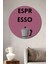 Espresso Tasarımlı Ahşap Mdf Dekoratif Ev/işyeri Duvar Tablo Yuvarlak Ev/işyeri Duvar Tablo 1