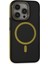 Mtxdpn Joko Iphone 14 Pro Max Kılıf Rocky Magsafe Kapak - Siyah-Sarı 1