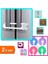 2'li Set Çocuk Koruma Kilidi + Kapı Durdurucu Sünger - Stoper ile Güvenli Ev 4D5E6F 1