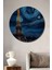 Yıldızlı Gece Van Gogh Eyfel Kulesi Ahşap Mdf Yuvarlak Dekoratif Ev,iş Yeri Duvar Tablo 1
