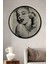 Çerçeve Görünümlü Marilyn Monroe Ahşap Mdf Dekoratif Ev Duvar Tablo Yuvarlak Ev Duvar Tablo 1