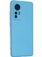 Xiaomi Mi 12 Kılıf Nano Içi Kadife Silikon - Mavi 3
