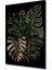 Çerçeve Görünümlü Tropikal Yapraklar Ahşap Mdf Dekoratif Ev Duvar Tablo Dikdörtgen Ev Duvar Tablo 2