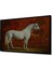 Çerçeve Görünümlü Beyaz At Ahşap Mdf Dekoratif Işyeri Duvar Tablo Dikdörtgen Işyeri Duvar Tablo 2