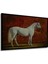 Çerçeve Görünümlü Beyaz At Ahşap Mdf Dekoratif Işyeri Duvar Tablo Dikdörtgen Işyeri Duvar Tablo 3