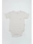 Baby Organik Natural Basic Style Yarım Kol Body BS17103 Ekru 1