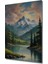 Büyüleyici Dağ Manzarası Ahşap Mdf Dekoratif Ev/işyeri Duvar Tablo Dikdörtgen Ev/işyeri Duvar Tablo 2