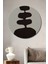 Minimalist Soyut Ahşap Mdf Dekoratif Ev/işyeri Duvar Tablo Yuvarlak Ev/işyeri Duvar Tablo 1