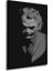 Çerçeve Görünümlü Joker Siyah Beyaz Dekoratif Ahşap Mdf Ev Duvar Tablo Dikdörtgen Ev Duvar Tablo 3