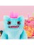 Mini Koleksiyonluk Zuru Fuggler Baby Fuggs Komik Çirkin Peluş Oyuncak Wide Eyed Weirdo Mavi 9cm 2