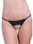 Siyah Seksi Özel Ağı Açık String - Tanga CK270030 1