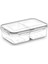 2 Bölmeli Sızdırmaz Contalı Kilitli Kapaklı 1 Litre Erzak Saklama Kabı -LC505 (5148) 1