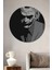 Joker Siyah Beyaz Dekoratif Ahşap Mdf Ev/işyeri Duvar Tablo Yuvarlak Ev/işyeri Duvar Tablo 1