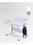 Vega Simple Kompakt Çalışma Masası, Yükseklik Ayarlı ve Montessori Uyumlu - 130x70 Cm, Beyaz/Gri 4