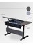 Vega Basic Ev Ofis Kullanımı İçin Çekmeceli Çalışma Masası, Yükseklik Ayarlı Ders Çalışma Masası, Antrasit/Gri - 130x70 Cm 4