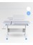 Vega Basic Ergonomik Öğrenci Çalışma Masası Çekmeceli ve Yükseklik Ayarlı Erkek Çocuk Masası - 130x70 Cm, Beyaz/Mavi 5