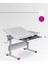 Vega Basic Çekmeceli Çalışma Masası, Kız Çocuk İçin Eğim ve Yükseklik Ayarlı Masa - 130x70 Cm, Ekru/Fuşya 4