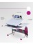 Vega Standart Ergonomik Öğrenci Masası Çok Fonksiyonlu Çalışma Masası - 130x70 Cm, Beyaz/Fuşya 4