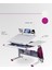 Vega Standart Çekmeceli Kız Öğrenci Masası Yükseklik Ayarlı - Ekru/Fuşya - 130x70 Cm 4