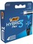 Bıc Hybrid 3 Flex Erkek Tıraş Bıçağı 1 Sap ve 4 Yedek Başlık (3 Bıçak), 3 Nano Teknolojik Titanyum Bıçak, E Vitamini ile Zenginleştirilmiş Geniş Kayganlaştırıcı Bant 2